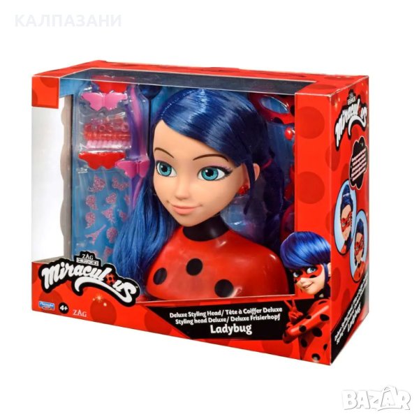 MIRACULOUS Калинката и Котарака Глава за фризиране - Калинката 50247, снимка 1