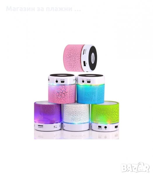 LED МАЛКА ПРЕНОСИМА BLUETOOTH КОЛОНКА ЗА ТЕЛЕФОН - код A90, снимка 1