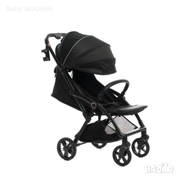 Детска Лятна Количка Baby Boomm Черна, снимка 1