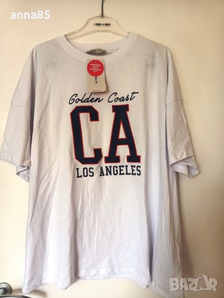 Бяла тениска СА, снимка 1