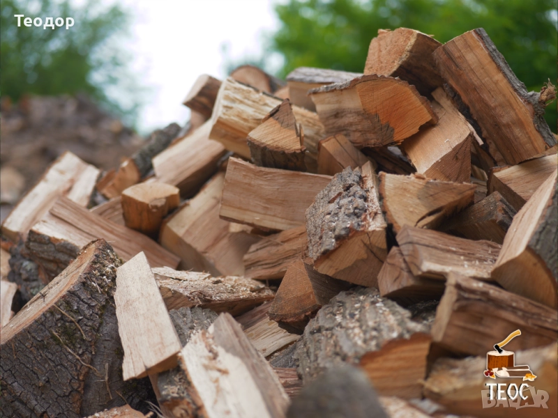 Нацепени дърва за огрев – 120 лв/кубик, снимка 1