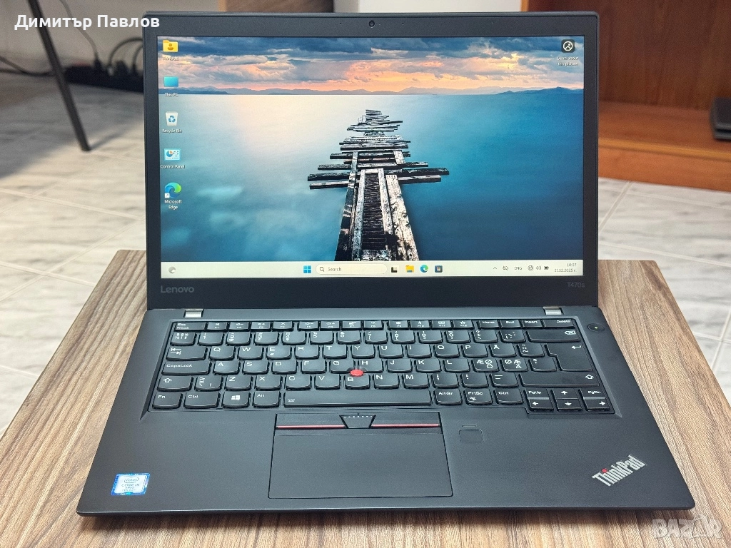 Lenovo ThinkPad T470s / i5-7300u / 8GB / 256GB / FHD IPS, снимка 1
