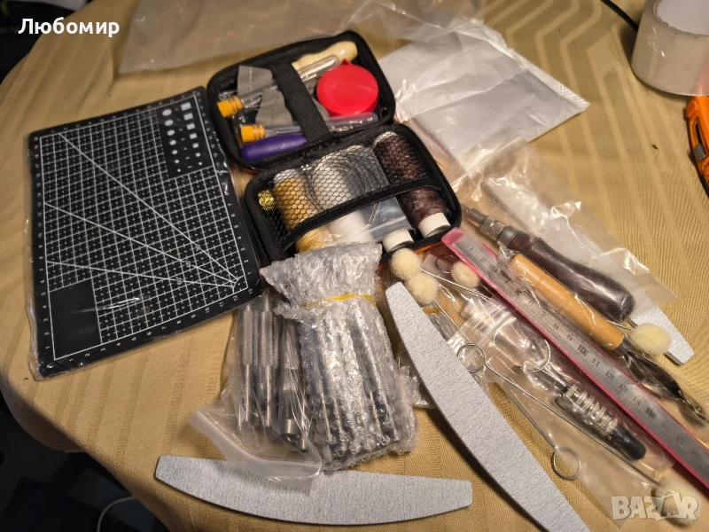 Професионален комплект за обработка на кожа 71 части, снимка 1