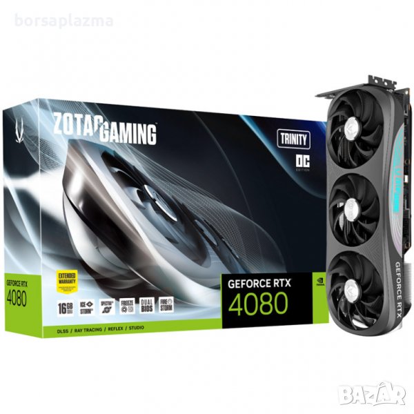 ZOTAC Gaming GeForce RTX 4080 Trinity OC, 16384 MB GDDR6X, снимка 1