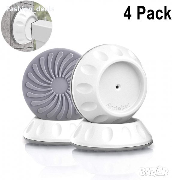 Стенни чаши за бебешки врати Предпазители за стена 4 броя протектори, снимка 1