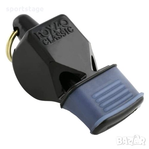 Свирка реферска FOX 40 с връзка и силиконов мундщук. Свирката е с халка и въже за окачане на врата. , снимка 1