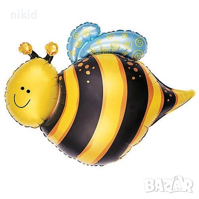 Средна Голяма Пчела фолио фолиев балон хелий и въздух, снимка 1