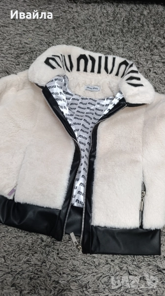 Miu Miu ново късо пухено палто яке, снимка 1