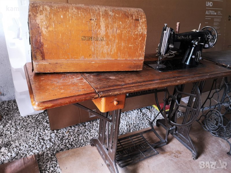 SINGER КLASSЕ 206 зигзаг шевна машина 1937г., снимка 1