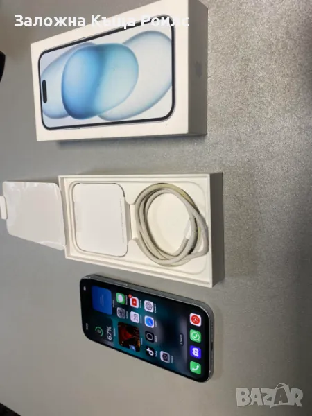 Iphone 15 256GB 100% Battery Бял , снимка 1