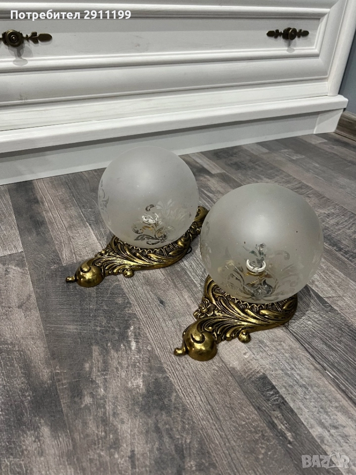 Аплик / лампа за стена, 2 бр., снимка 1