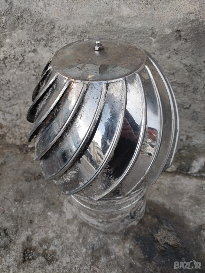 Въртяща се коминна шапка (турбина) – Ф180/Ф200, снимка 1