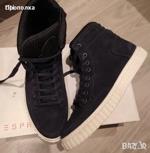 Мъжки боти Espirt №44 естествен велур , снимка 1