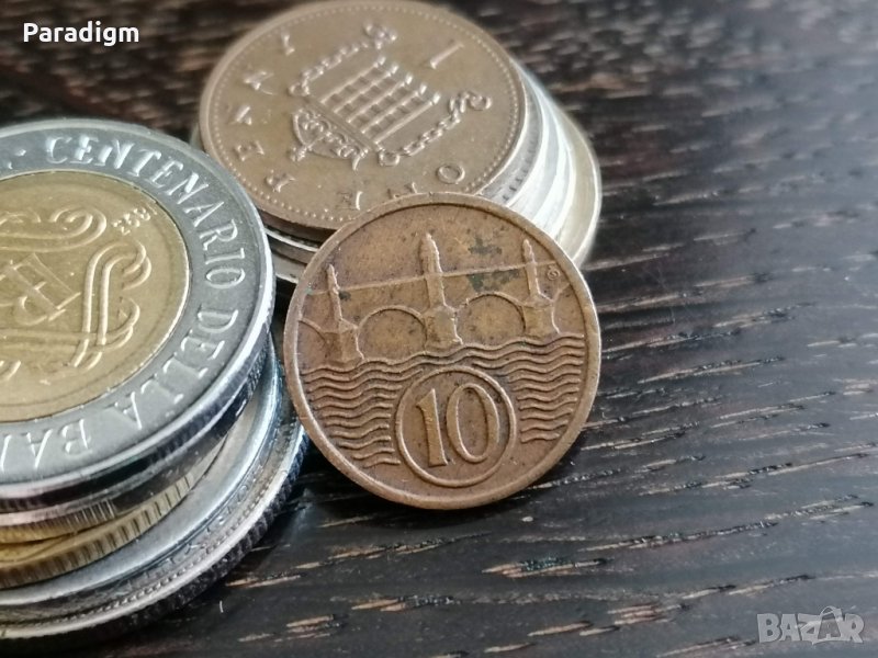 Монета - Чехословакия - 10 халера | 1932г., снимка 1