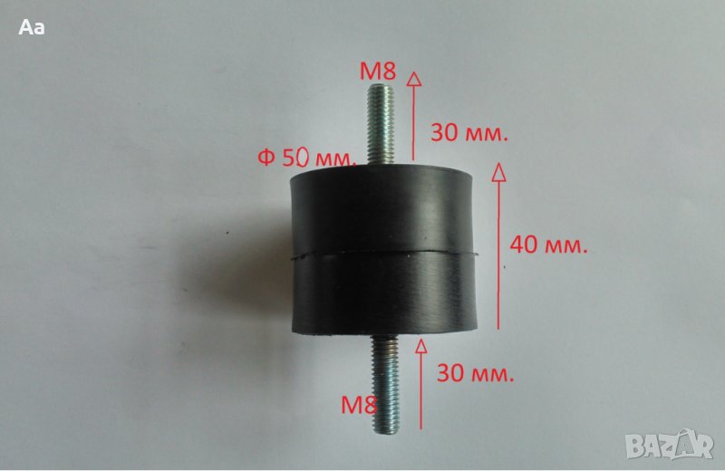 Универсални антивибрационни тампони за климатици, снимка 1