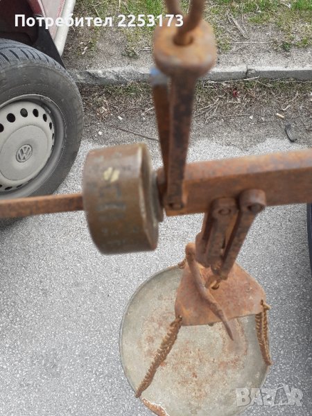 Стар кантар 20кг от Царско време, снимка 1