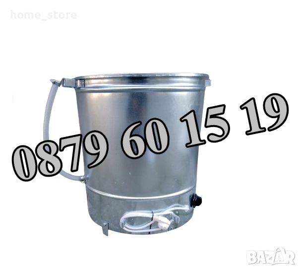 Български Електрически казан за варене на буркани голям 50 л, ГАРАНЦИЯ 2 години, снимка 1