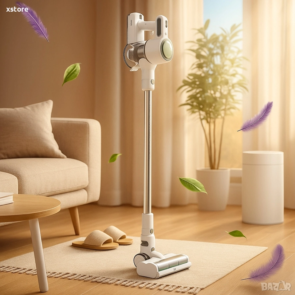 Безжична прахосмукачка Solac Turbobat Power - С HEPA филтър и LED четка, снимка 1