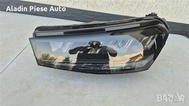 Ляв фар Skoda Fabia 4 година 2021 2022 2023 2024, Full LED код 6VB941015 , снимка 1