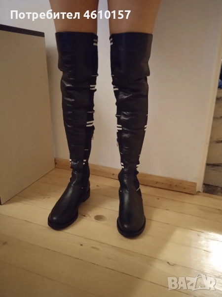 ЧИСТО НОВИ ДАМСКИ ЧИЗМИ ОТ ЕСТЕСТВЕНА КОЖА-GIANNI, снимка 1