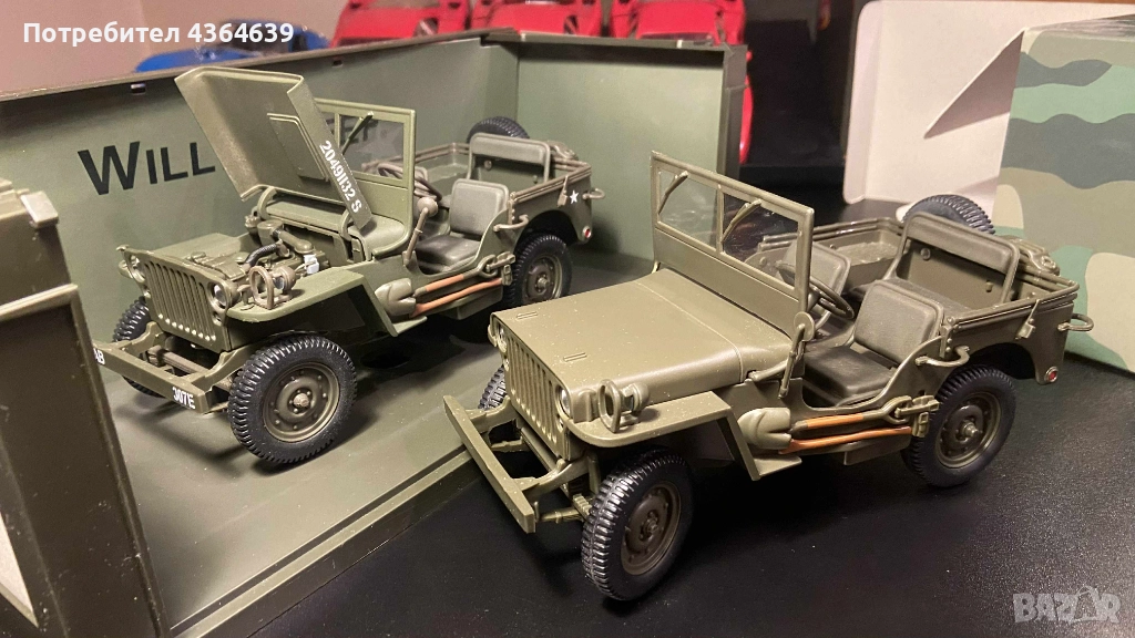 Willy's Jeep 1:18 Gate Autoart, UT Minichamps , снимка 1