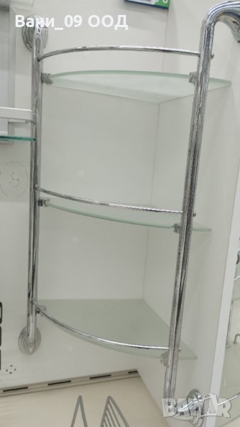 Ъглова стъклена етажерка за баня в Етажерки в гр. Бургас - ID44166893 ...