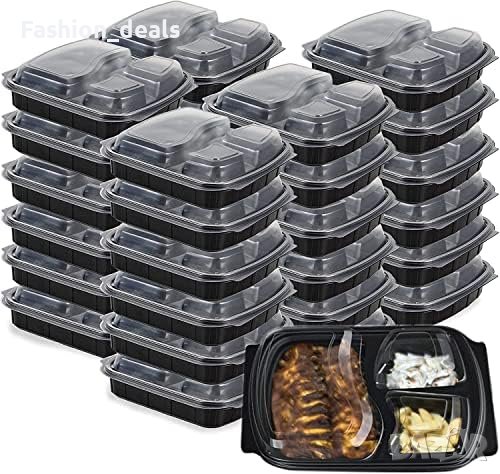 Нови 10 броя херметична кутия за храна съхранение за многократна употреба, снимка 1
