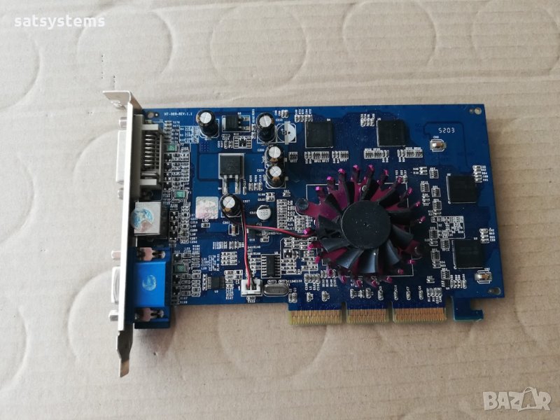 Видео карта NVidia GeForce 4 Manli MX440 64MB DDR 128bit AGP, снимка 1