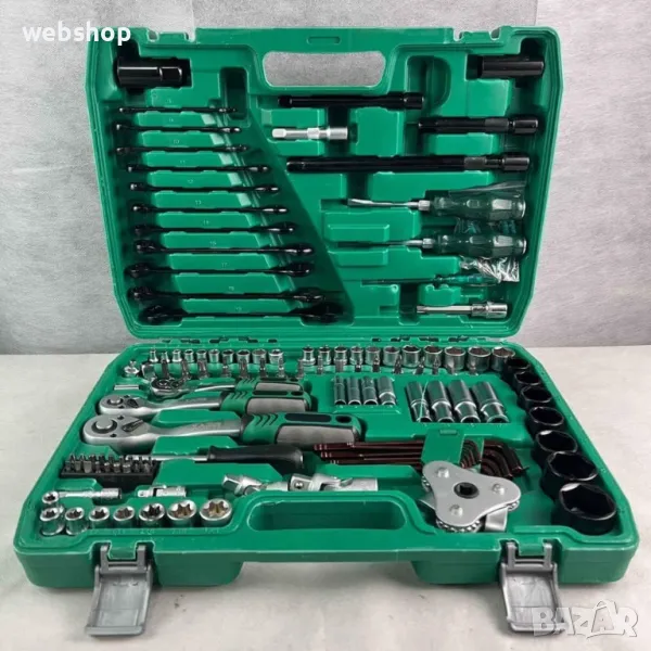 Комплект Гедоре с инструменти за ремонт на автомобил, 121 части, снимка 1