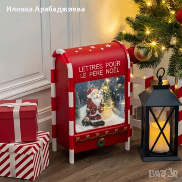 LED пощенска кутия за писма до Дядо Коледа, снимка 1