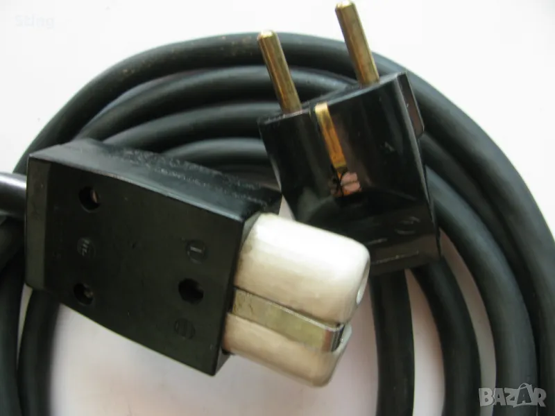 Захранващ  Кабел 220V , Щекер / Щепсел  , Мега  Як  Отличен, снимка 1