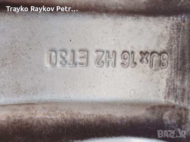 Оригинални джанти Mercedes 5х112 16 цола, снимка 6 - Гуми и джанти - 52817934