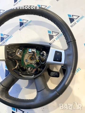 1JU311DHAC кожен мултифункционален волан от 55157349AB стоп ляв от Jeep Cherokee (KK) 2.8 CRDI, снимка 3 - Части - 53610410