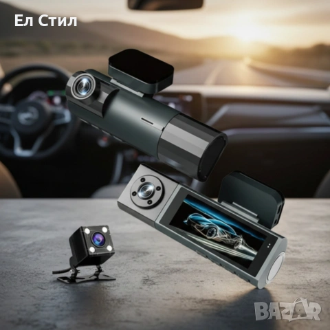 Видеорегистратор Vehicle BlackBox DVR FULL HD 1080 + задна камера, снимка 4 - Аксесоари и консумативи - 53565359