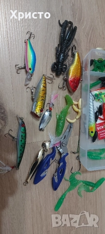Комплект 110 части за спинингов риболов воблери блесни клатушки силикони , снимка 2 - Въдици - 52329417