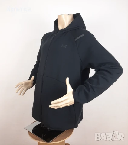 Under Armour Unstoppable Fleece - Оригинално мъжко горнище размер XL, снимка 4 - Спортни дрехи, екипи - 51351372