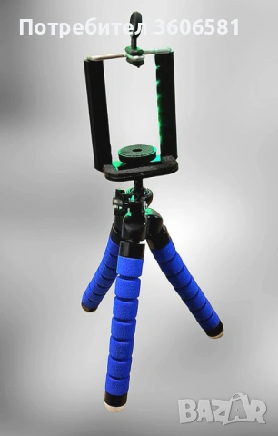 Мини гъвкав държач за телефон/камера тип Октопод с гъвкава скоба за статив, снимка 16 - Селфи стикове, аксесоари - 40136260