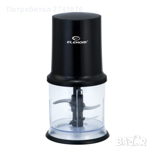 Чопър EK-1136, 400W, 2 остриета от неръждаема стомана, пластмасова купа