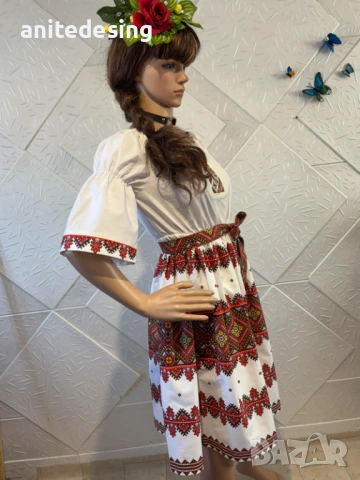 Дамска или детска рокля с етно мотиви, снимка 2 - Рокли - 53523360