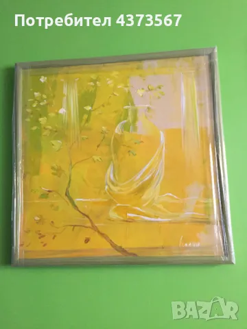 картина „Натюрморт с Амфора“ , маслени бои, художник Владин Владев , снимка 4 - Картини - 49190919