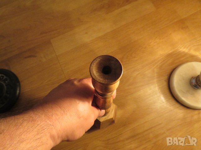 Свещник за ритуални свещи, свещник за църковни свещи, свещза да бди бог над теб и да те пази, църква, снимка 3 - Антикварни и старинни предмети - 41286951