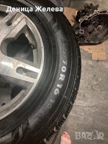 Продавам алуминиеви джанти 16”5х114.3 и зимни гуми 215/70R16, снимка 5 - Гуми и джанти - 42230501