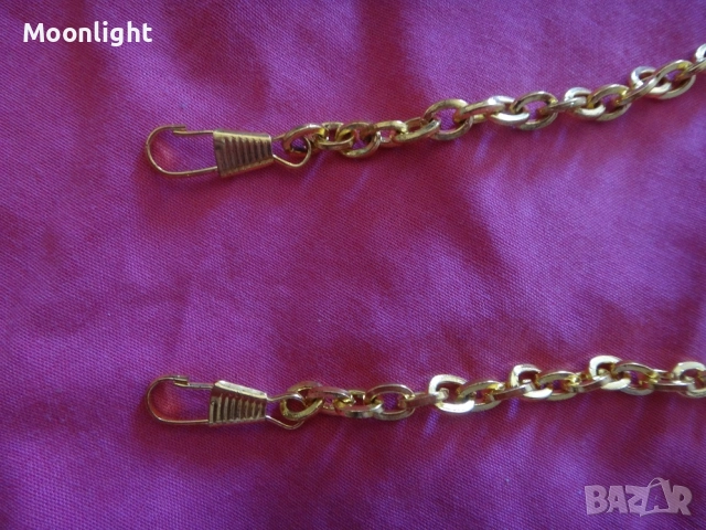 Нова дълга златиста верижка/дръжка за чанта или друг аксесоар, снимка 5 - Чанти - 52639093