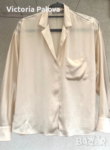 LUXURY копринена блуза/риза VINCE., снимка 8 - Ризи - 51424339