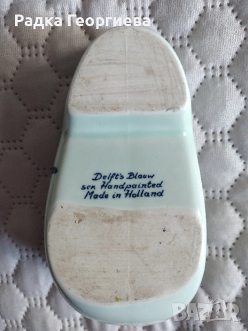 Пепелник. Делфтски порцелан., снимка 4 - Други стоки за дома - 51799522