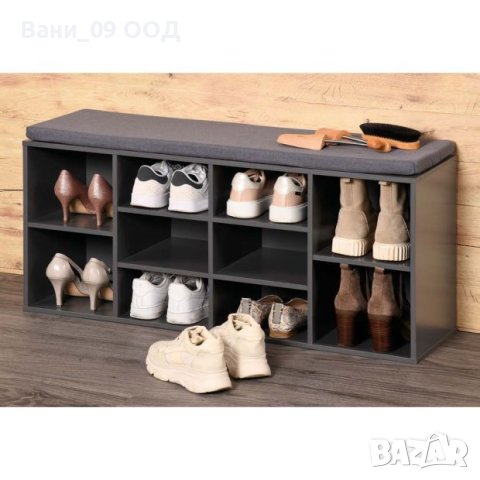 Пейка-шкаф за обувки с възглавница , снимка 1 - Шкафове - 40512136