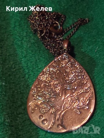 ДЪРВОТО на ЖИВОТА ПОЗЛАТЕН АРТ ПЕНДАНТ МЕДАЛЬН КОЛИЕ ОГЪРЛИЦА с ФИНА ВЕРИЖКА 14377, снимка 9 - Колиета, медальони, синджири - 35352919