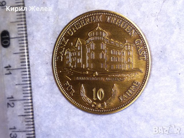 КРАСИВ ЮБИЛЕЕН КОЛЕКЦИОНЕРСКИ ПЛАКЕТ АВСТРИЯ ГРАДСКА ЦЪРКВА ДВУСТРАНЕН 38552, снимка 9 - Антикварни и старинни предмети - 41512100