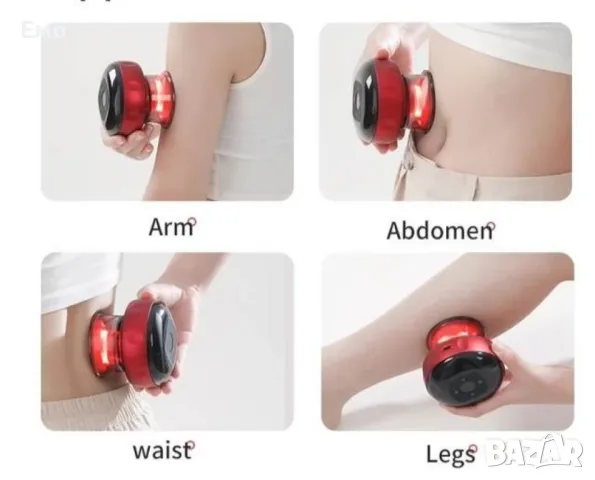 Електрически масажор - YHJ, 12 скорости, червен, снимка 5 - Масажори - 48655540