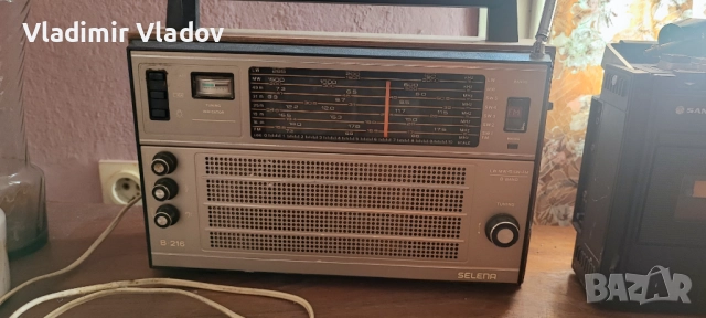 Радио Селена и касетофон Sanyo , снимка 2 - Радиокасетофони, транзистори - 51631525